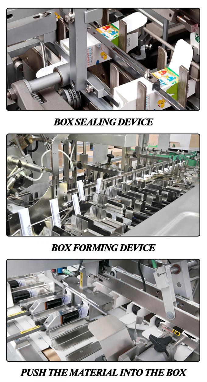 Fully Automatic Face Mask Packing Machine , 4.1KW Carton Packaging Machine