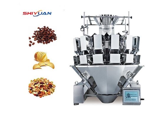 Mesin Timbang Multihead 14 Kepala Presisi Tinggi Untuk Makanan Ringan Granular