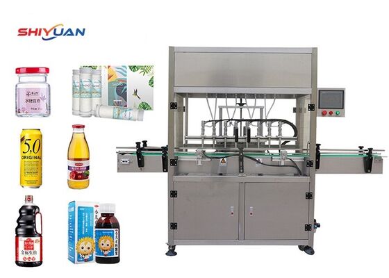 2-10 Head Automatic Filling Machine Glass Plastic Bottle Liquid Filling Machine