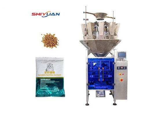 kaufen 20 bis 60 Beutel/min Hundefutterverpackungsmaschine, vertikale Füllverpackungsmaschine 600 kg online manufacture
