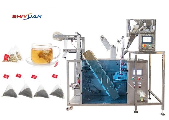 satın al 20-45 çanta/dakika Yeşil Çay Torbası Ambalaj Makinesi, Dikey Naylon Üçgen Ambalaj Makinesi online manufacture