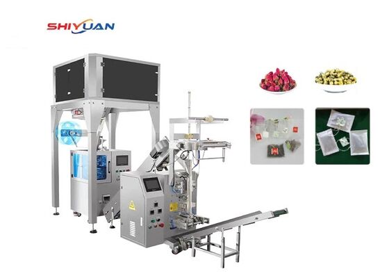 kopen 15-45 zakken/min Papierzakjes verpakkingsmachine, zakjes zakjes verpakkingsmachine met draad tag online manufacture