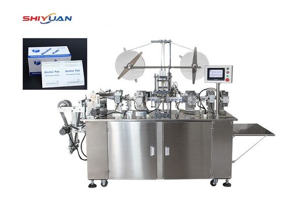 شراء آلة صنع وسادة الكحول 60 مم * 60 مم آلة صنع أعواد القطن الكحولية 2.5KW online manufacture