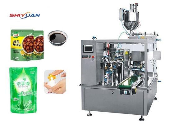 comprar Empaquetadora del bolso prefabricado líquido de la empaquetadora del bolso de la cremallera del lavadero 2.5KW online manufacture