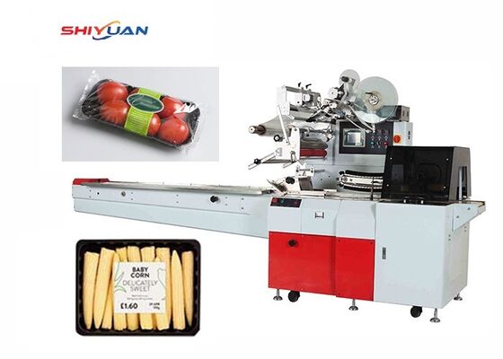 ซื้อ เครื่องบรรจุแนวนอน 50 / 60HZ 2.8KW สำหรับผักผลไม้อาหาร online manufacture
