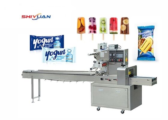 ซื้อ 40-230packages/min เครื่องบรรจุขั้วแนวราบ สําหรับขนมปังเบิกกิต ผักเทียน online manufacture