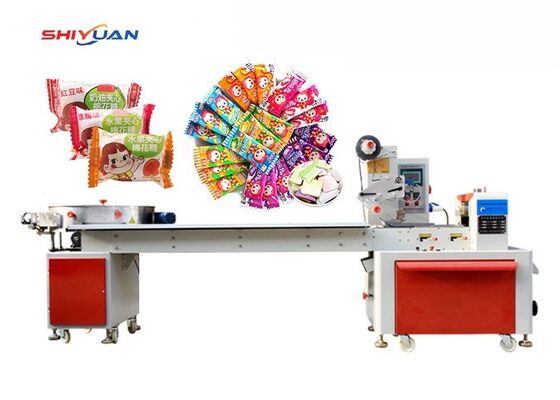 kopen Soft Hard Candy Packing Machine PLC touchscreen met multi-functiestroom online manufacture