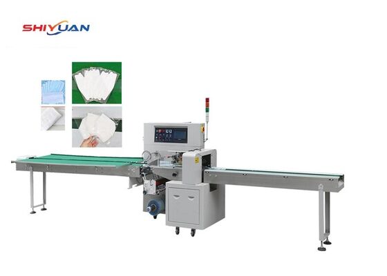 satın al Çok Fonksiyonlu Yüz Maskesi Paketleme Makinesi 30-180 paket / dk Yatay Paketleme Makinesi online manufacture