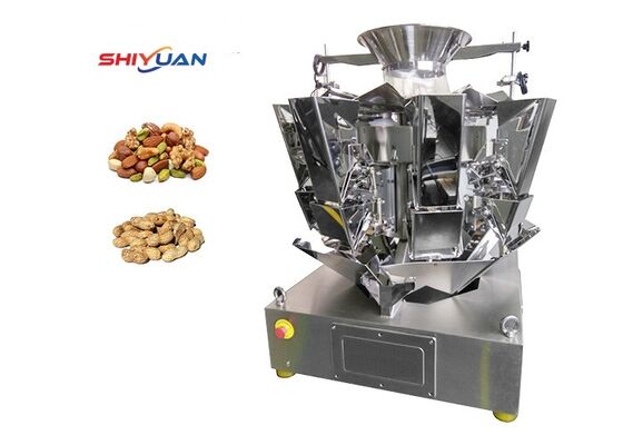 Buy 10-2000g Quantitative Range Multihead Weigher with Stainless Steel Construction and 380V Voltage for Diverse Packaging Needs online manufacture